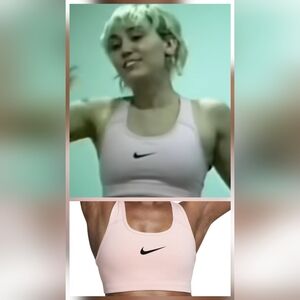 AS SEEN ON Miley Cyrus. Nike Sport Bra.